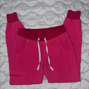 Figs Shocking Pink Zamora joggers